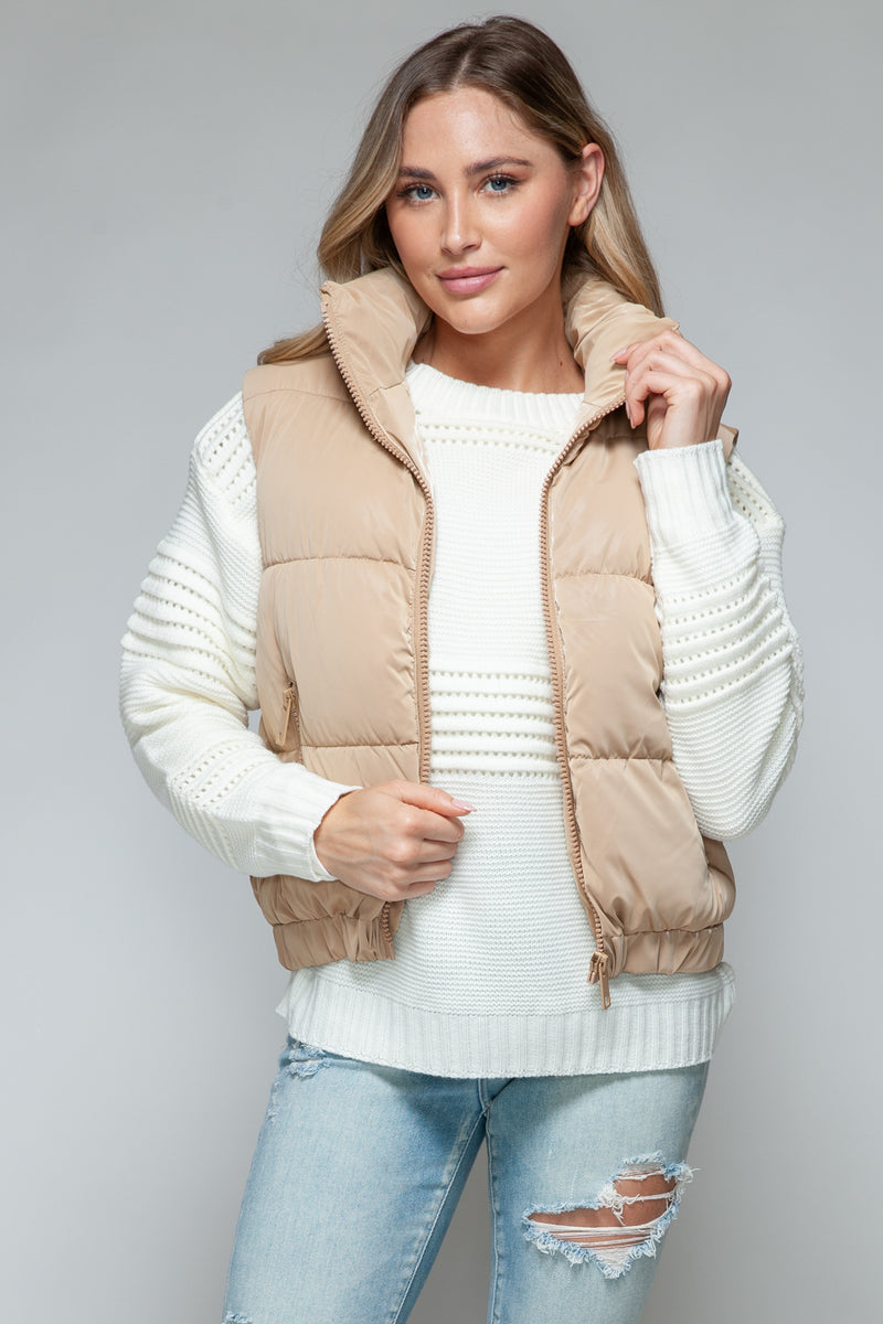 Snobbish Fine Fur Lining Quilted Vest - Brittney MADE
