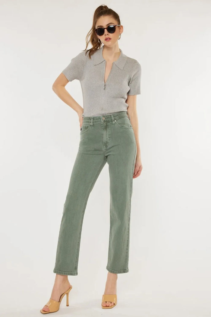 Kancan Ultra High Rise Straight Jeans - Brittney MADE