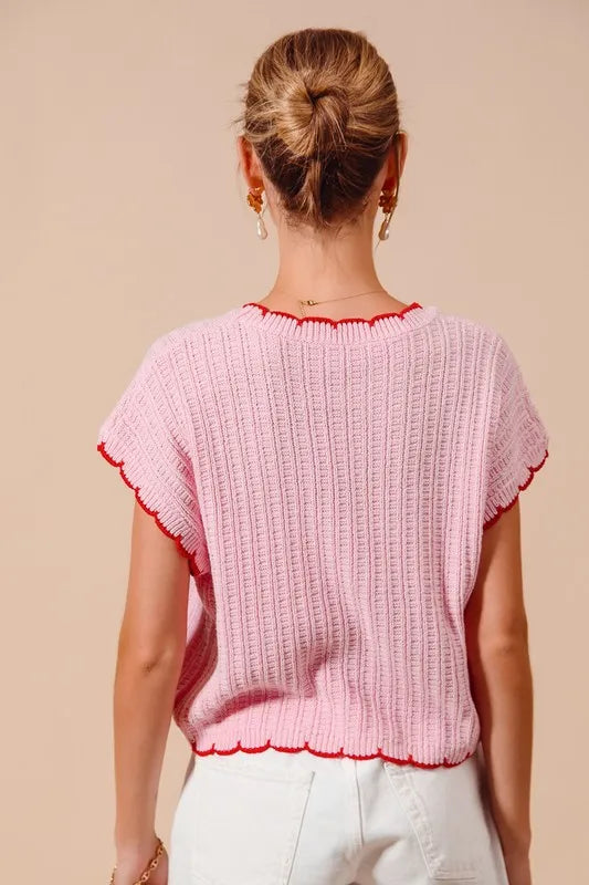 SO ME Textured Light Weight Sweater Dolman Top - Brittney MADE