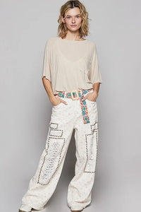 POL Round Neck Half Sleeve T-Shirt - Brittney MADE