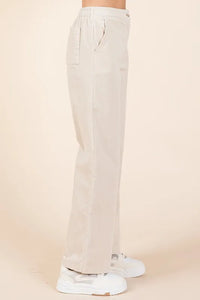 Mittoshop Corduroy Back Elastic Waist Pants - Brittney MADE