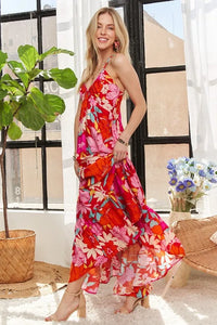 ADORA Floral Tiered Maxi Cami Dress - Brittney MADE