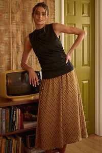 Mittoshop Printed Midi Skirt - Brittney MADE