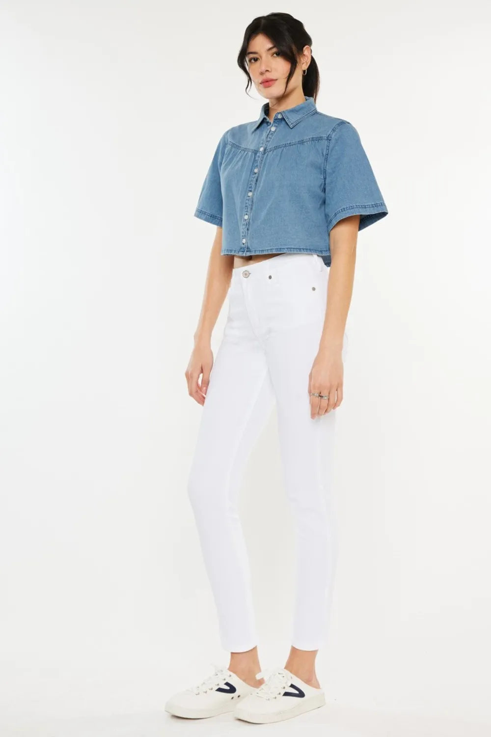Kancan High Rise Ankle Skinny Jeans - Brittney MADE