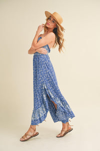 Aemi + Co Ditsy Floral Ruffled Hem Maxi Cami Dress - Brittney MADE