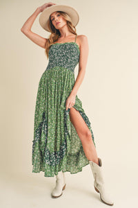 Aemi + Co Ditsy Floral Ruffled Hem Maxi Cami Dress - Brittney MADE