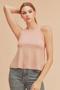 Aemi + Co Lightweight Ribbed Tank - Brittney MADE