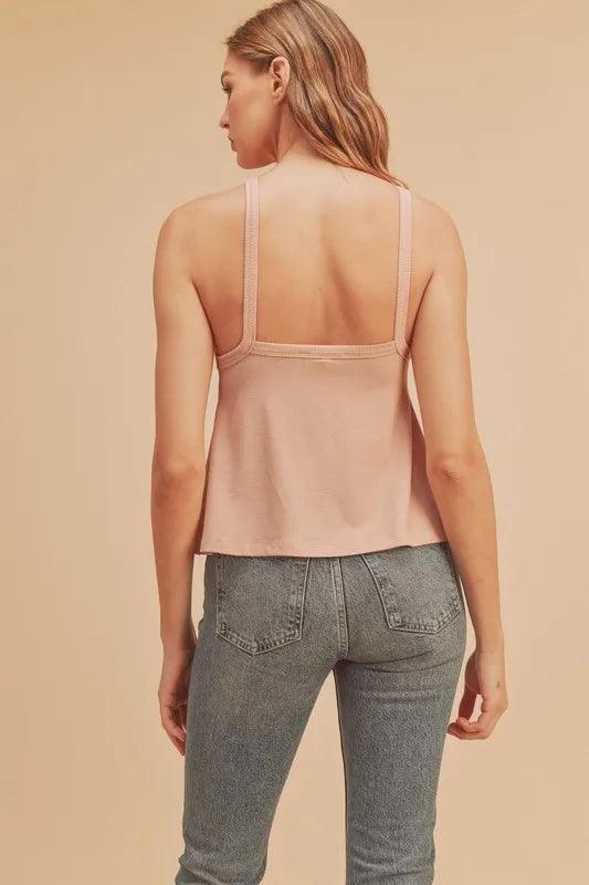 Aemi + Co Lightweight Ribbed Tank - Brittney MADE