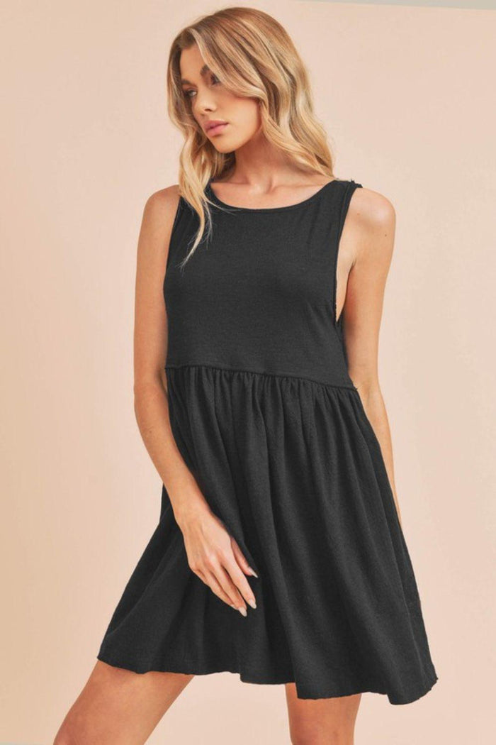 Aemi + Co Round Neck Mini Tank Dress - Brittney MADE