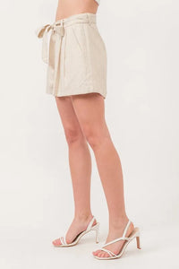 And The Why Linen Blend Flowy Shorts - Brittney MADE