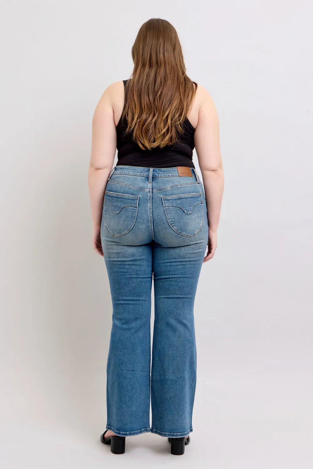 Judy Blue MR Tummy Control Vintage Wash Jeans - Brittney MADE