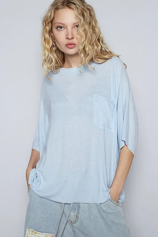 POL Round Neck Half Sleeve T-Shirt - Brittney MADE