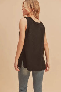 Aemi + Co V-Neck Wide Strap Tank - Brittney MADE