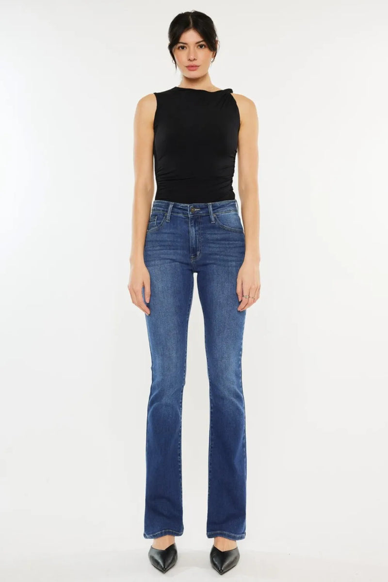 Kancan High Rise Slim Bootcut Jeans - Brittney MADE