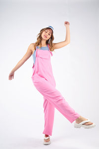 VERY J Knot Strap Jumpsuit with Pockets - Brittney MADE