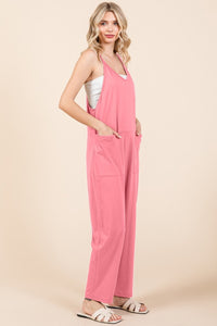 Culture Code Full Size Sleeveless Jumpsuit with Pockets - Brittney MADE