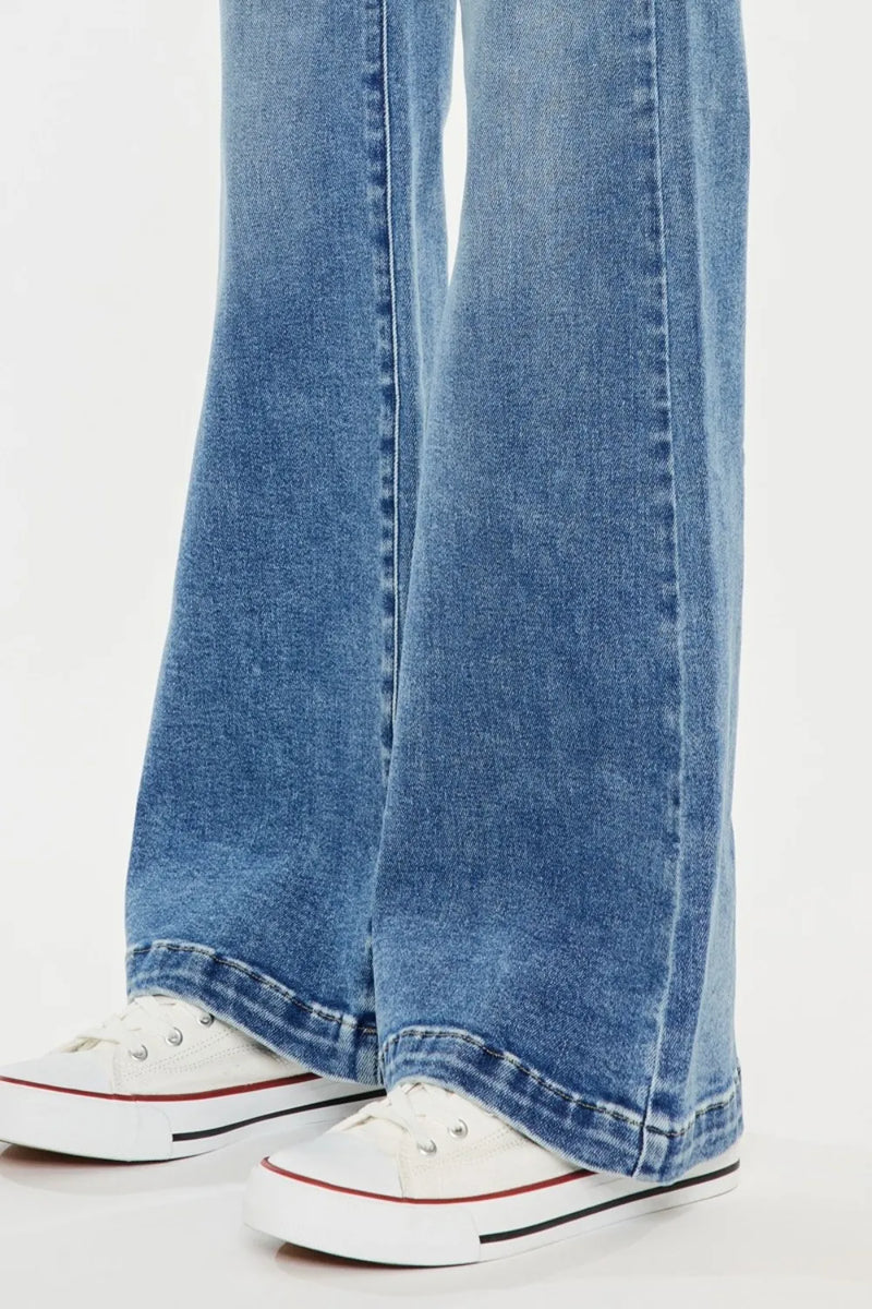 Kancan High Rise Wide Leg Jeans - Brittney MADE