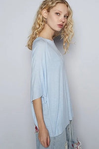 POL Round Neck Half Sleeve T-Shirt - Brittney MADE