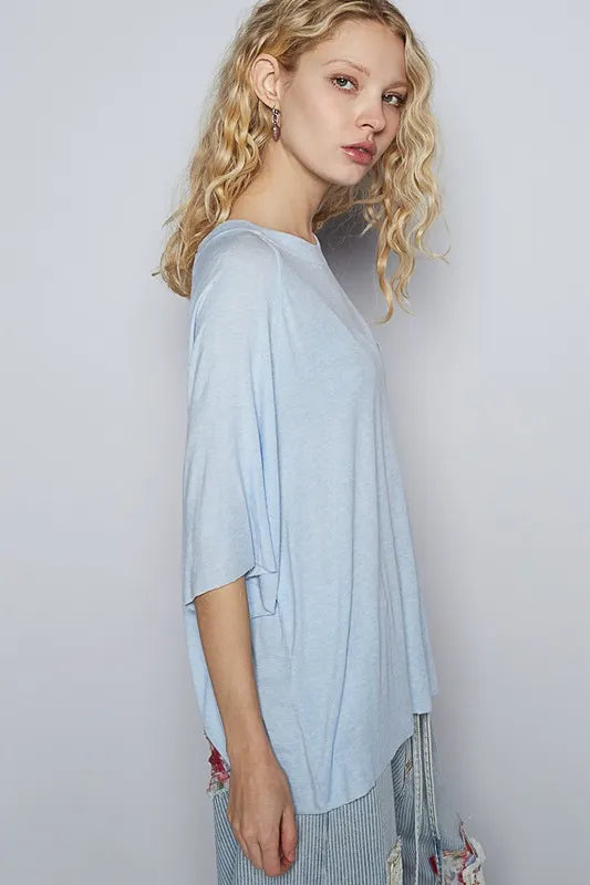 POL Round Neck Half Sleeve T-Shirt - Brittney MADE