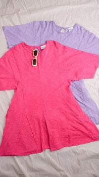 VERY J Mineral Washed Oversized Knit Comfy Romper - Brittney MADE