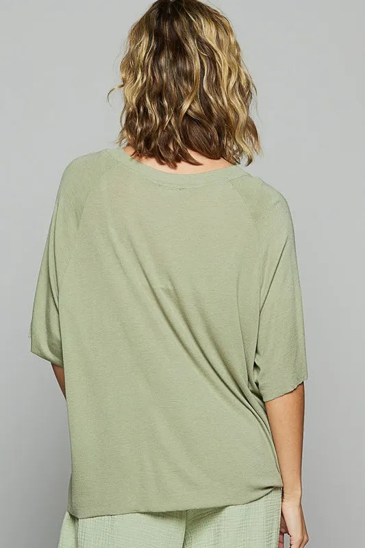 POL Round Neck Half Sleeve T-Shirt - Brittney MADE
