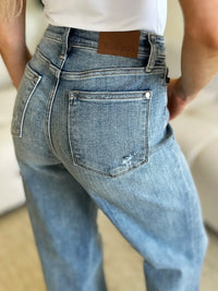 Judy Blue Full Size High Waist Straight Jeans - Brittney MADE