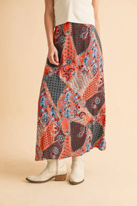 Aemi + Co Printed Maxi Skirt - Brittney MADE