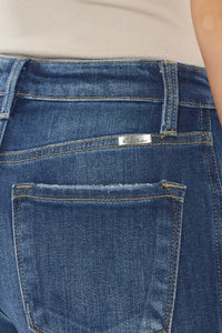 Kancan Raw Hem High Waist Cropped Jeans - Brittney MADE