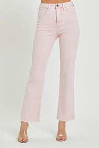 RISEN Full Size High Rise Tummy Control Straight Jeans - Brittney MADE