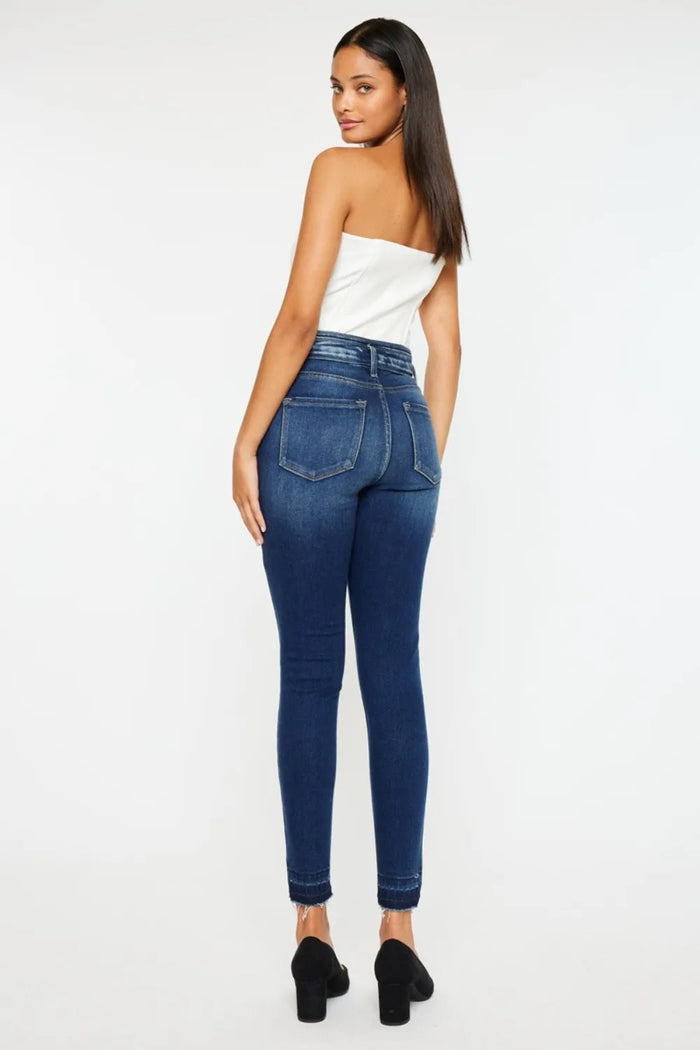 Kancan Full Size High Rise Ankle Skinny Jeans - Brittney MADE