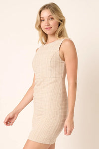 Mittoshop Tweed Sleeveless Mini Dress - Brittney MADE