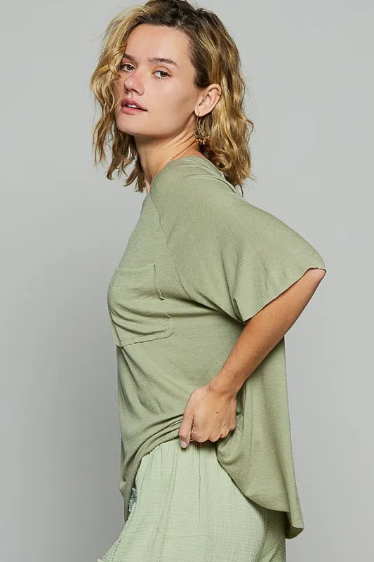 POL Round Neck Half Sleeve T-Shirt - Brittney MADE