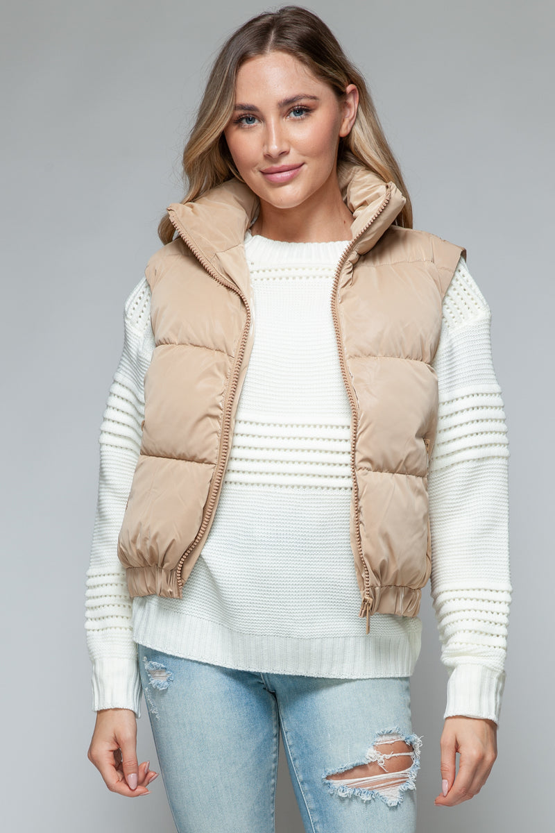Snobbish Fine Fur Lining Quilted Vest - Brittney MADE