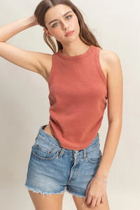 HYFVE Mineral Wash Rib Knit Tank - Brittney MADE