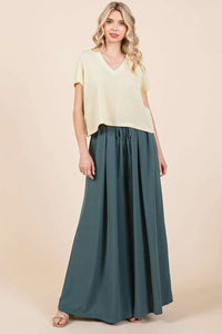 Mittoshop Pleated Wide Leg Pants - Brittney MADE