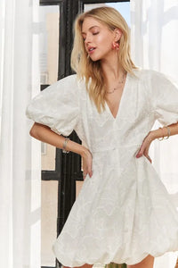 ADORA Puff Sleeve Floral Dress - Brittney MADE