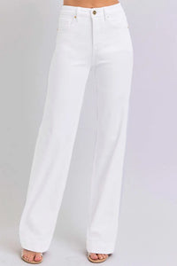 RISEN Full Size High Waist Straight Jeans - Brittney MADE