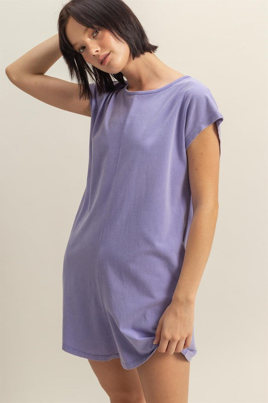 HYFVE Round Neck Cap Sleeve Relaxed Fit Breezy Romper - Brittney MADE