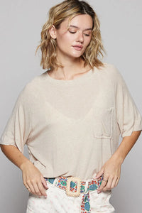 POL Round Neck Half Sleeve T-Shirt - Brittney MADE