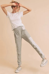 Aemi+Co Round Neck Lettuce Hem Short Sleeve T-Shirt - Brittney MADE