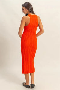 HYFVE Round Neck Bodycon Ribbed Knit Dress - Brittney MADE