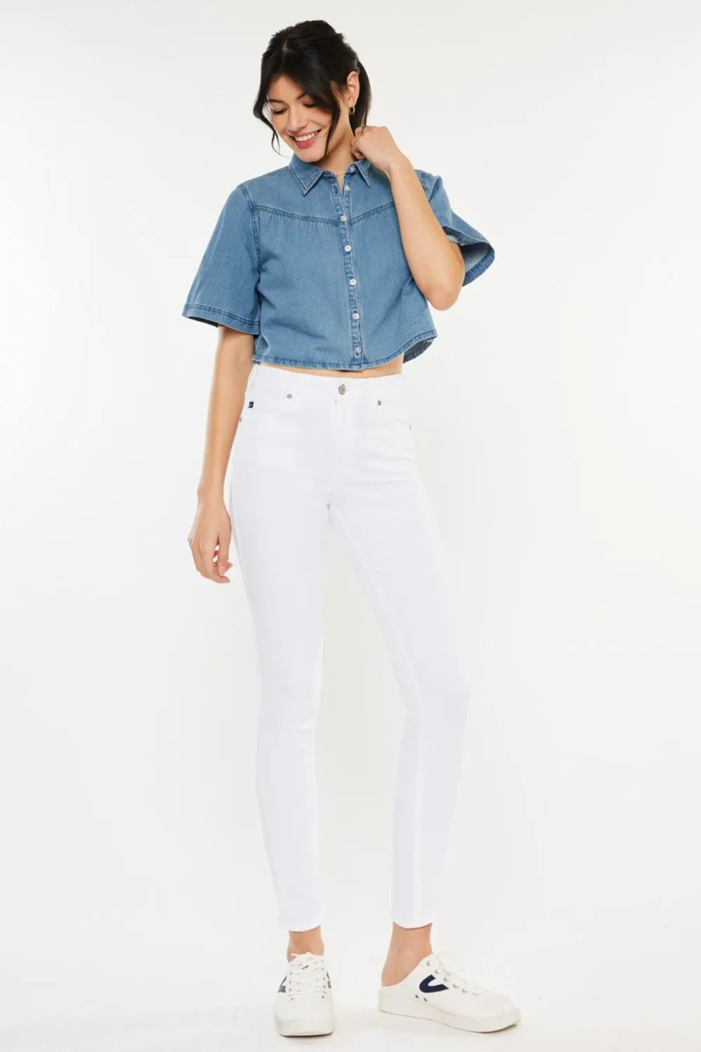 Kancan High Rise Ankle Skinny Jeans - Brittney MADE