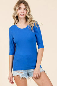 Mittoshop Round Neck Half Sleeve T-Shirt - Brittney MADE