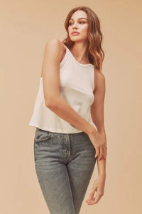 Aemi + Co Lightweight Ribbed Tank - Brittney MADE