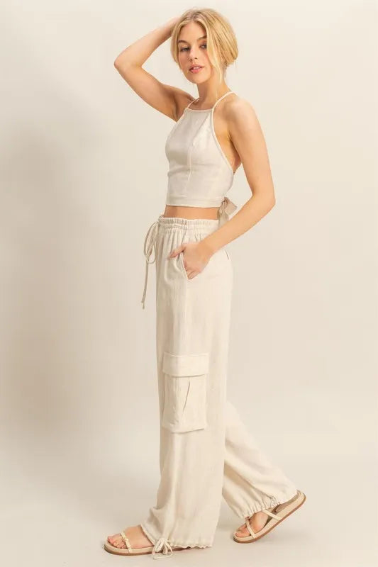 HYFVE Crop Top and Cargo Pants Set - Brittney MADE