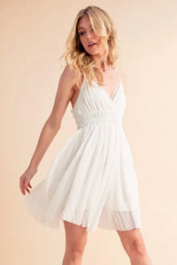 Aemi+Co Lace Detail Mini Cami Dress - Brittney MADE