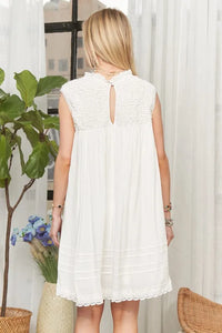 ADORA Loose Textured Babydoll Dress - Brittney MADE