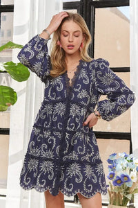 ADORA Puff Sleeve Floral Dress - Brittney MADE