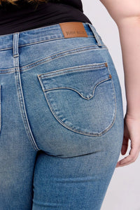 Judy Blue MR Tummy Control Vintage Wash Jeans - Brittney MADE