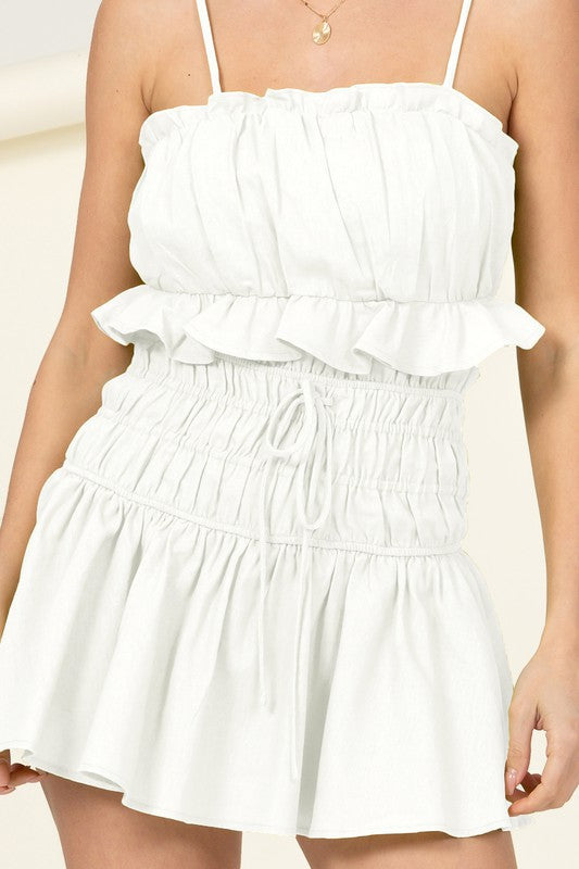 Cami Crop Top and Skort Set - Brittney MADE